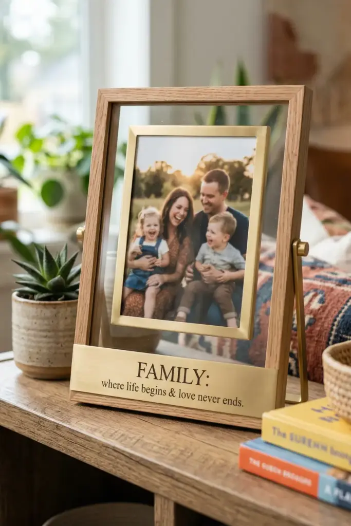 A Metal or Wood Picture Frame