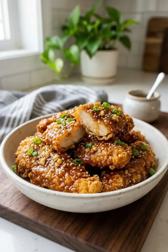 Air Fryer Honey Garlic Crispers