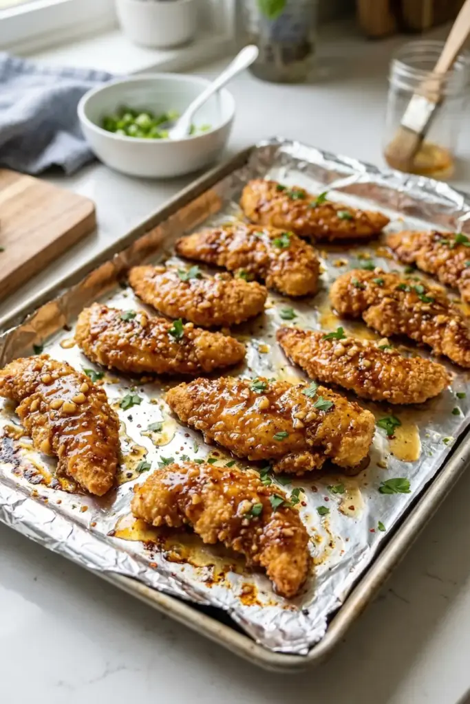 Baked Honey Garlic Tenders