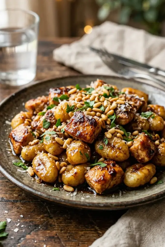 Balsamic Glazed Chicken Gnocchi
