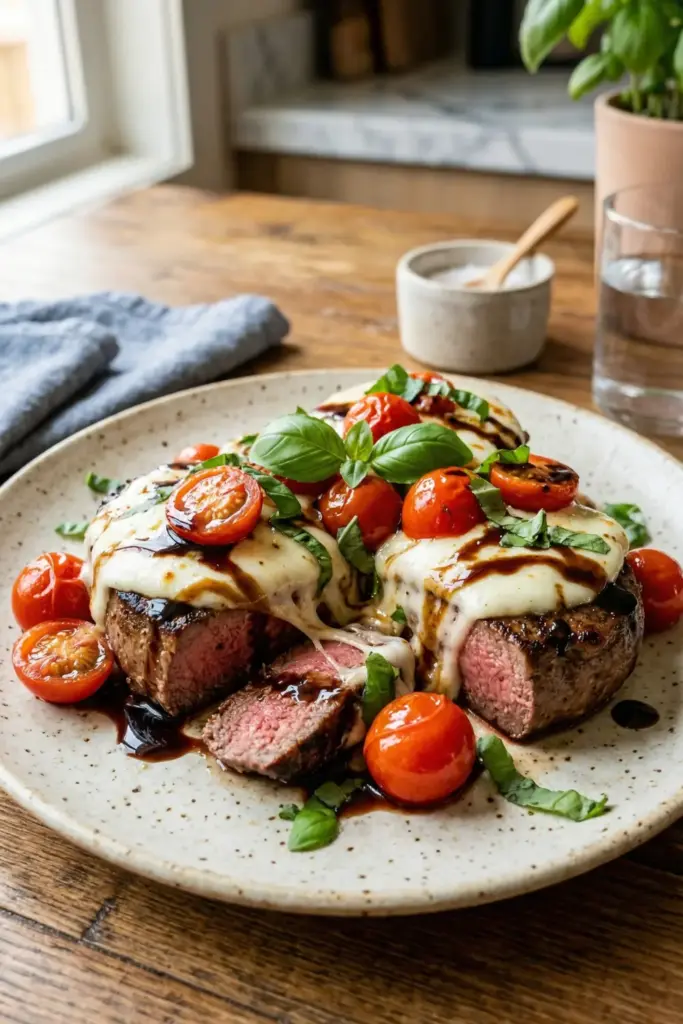 Balsamic Tomato Basil Caprese
