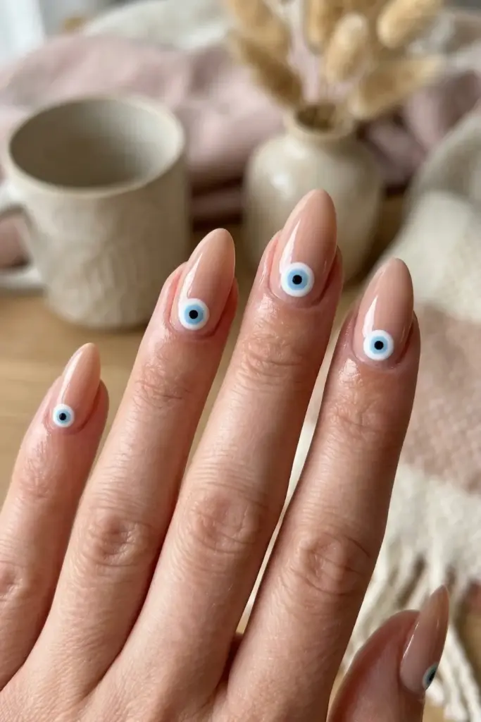 Bright Blue Evil Eyes