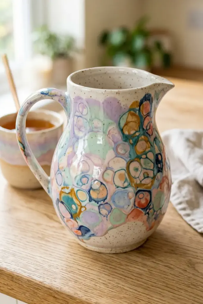 Bubble Glazed Pitcher
