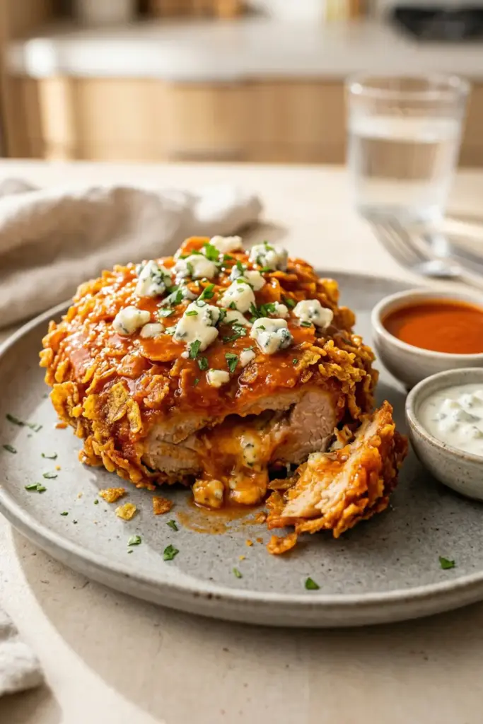 Buffalo Sauce and Blue Cheese