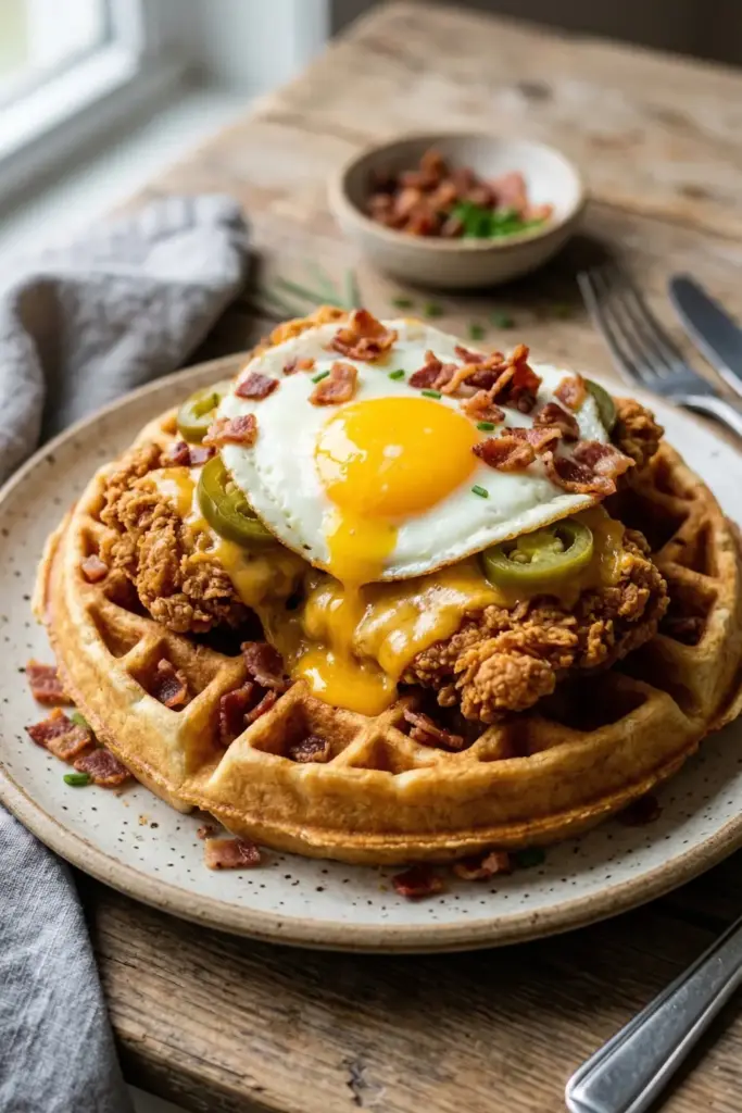 Build a Savory Waffle Bar