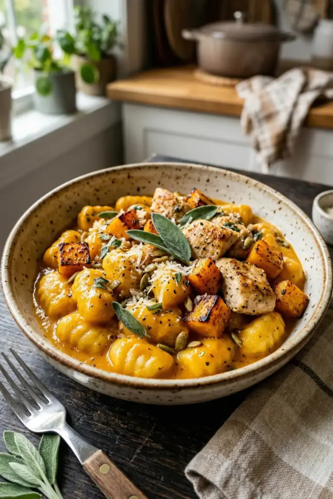 Butternut Squash Chicken Gnocchi
