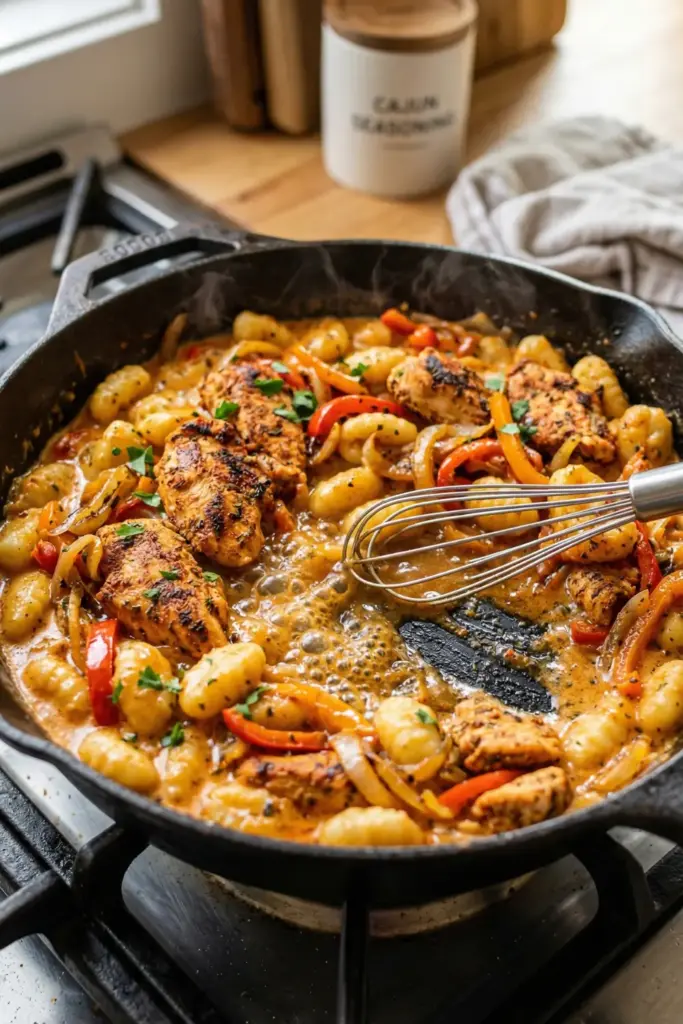 Cajun Spiced Chicken Gnocchi