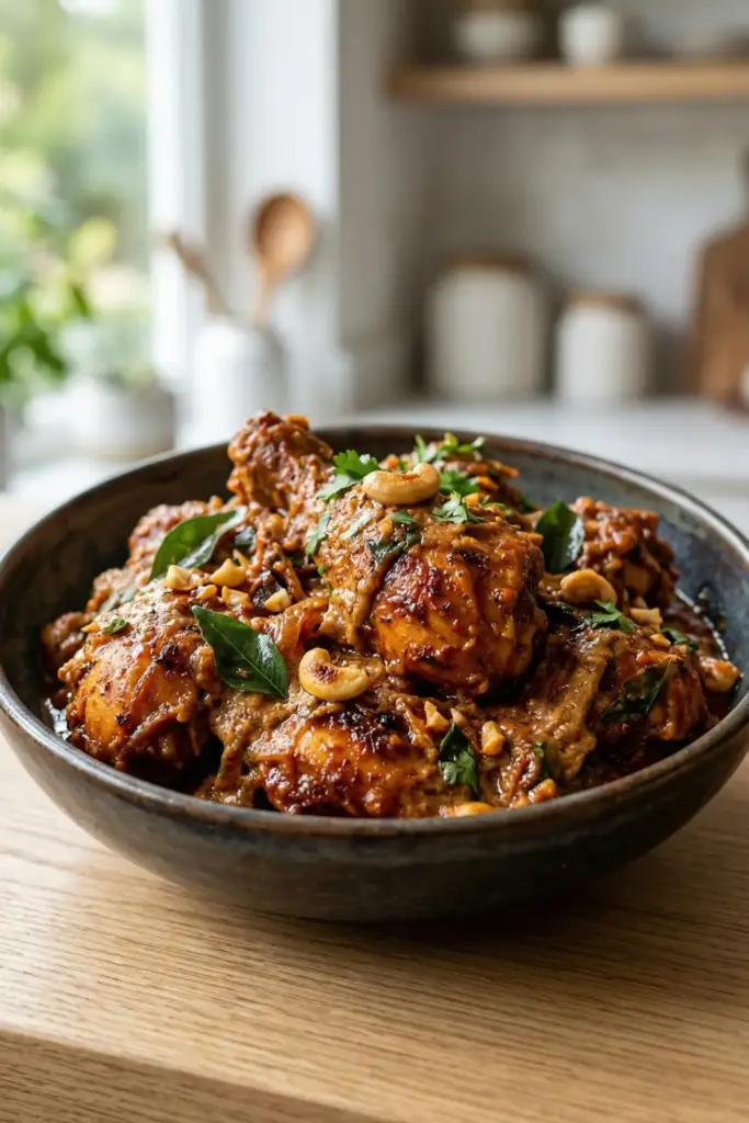 Cashew Paste Chicken Fry (Kashuvandi)