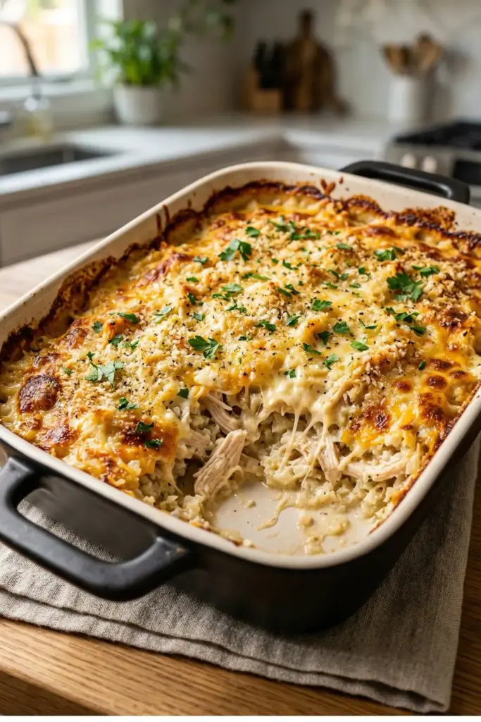 Cauliflower Rice Casserole