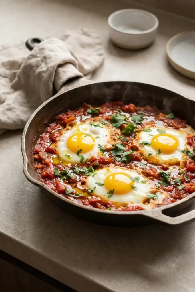 Classic Shakshuka with a Kick