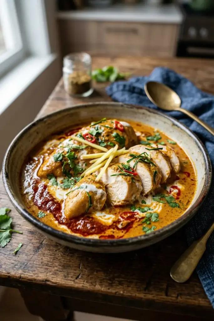 Coconut Curry Poached Perfection