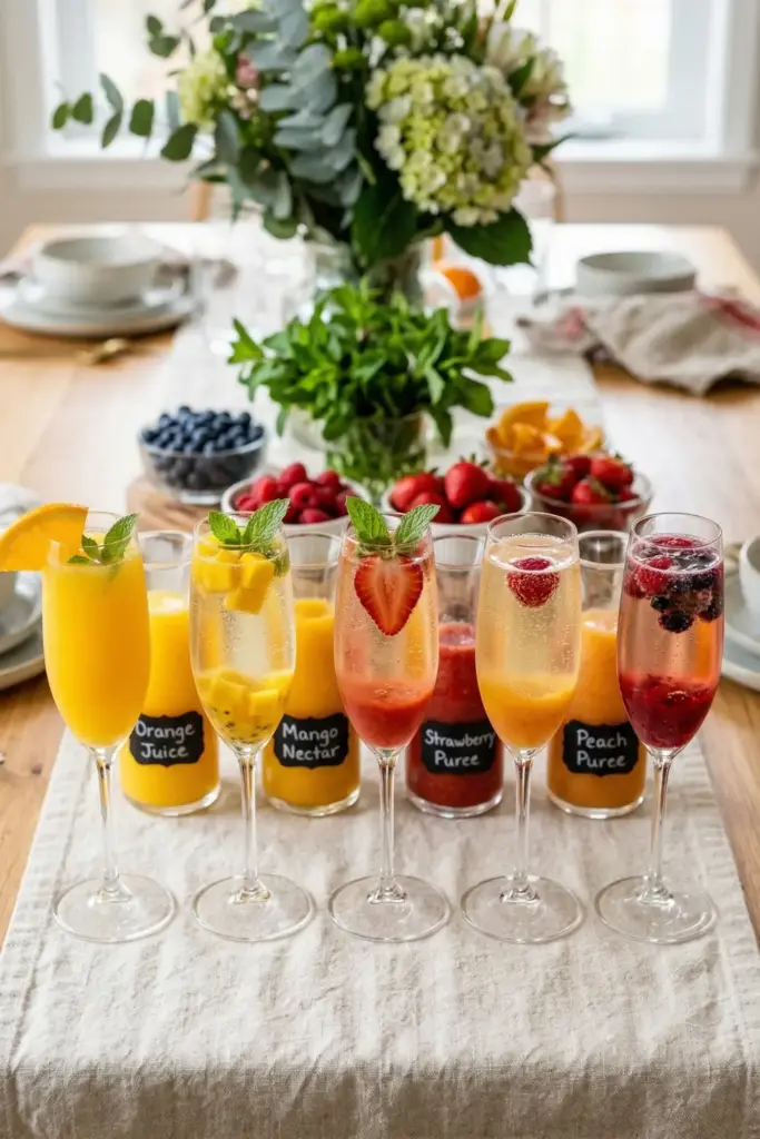 Create a DIY Mimosa Bar