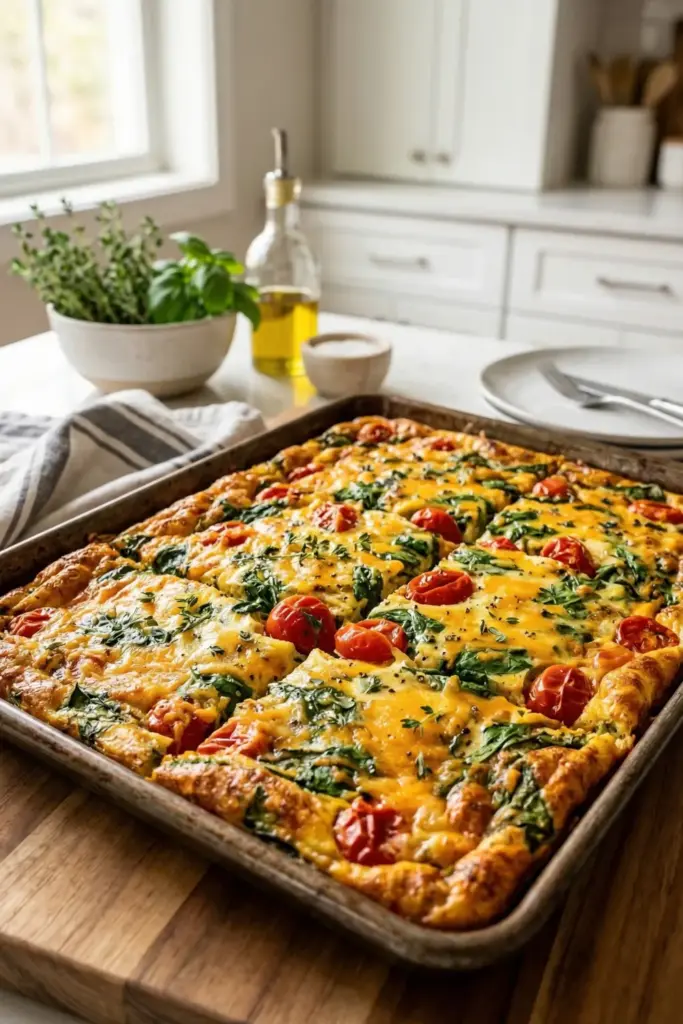 Easy Sheet Pan Frittata