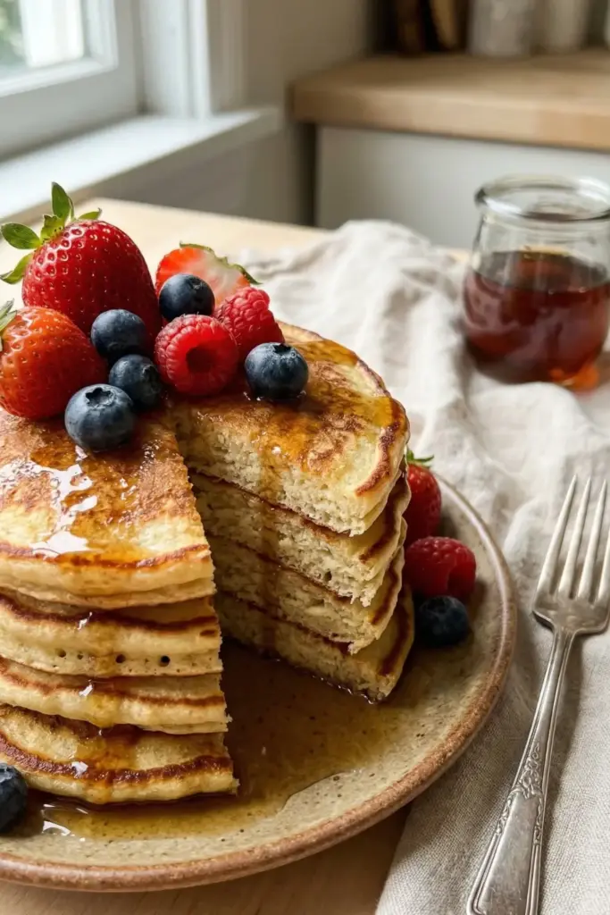 Fluffy Almond Flour Pancakes