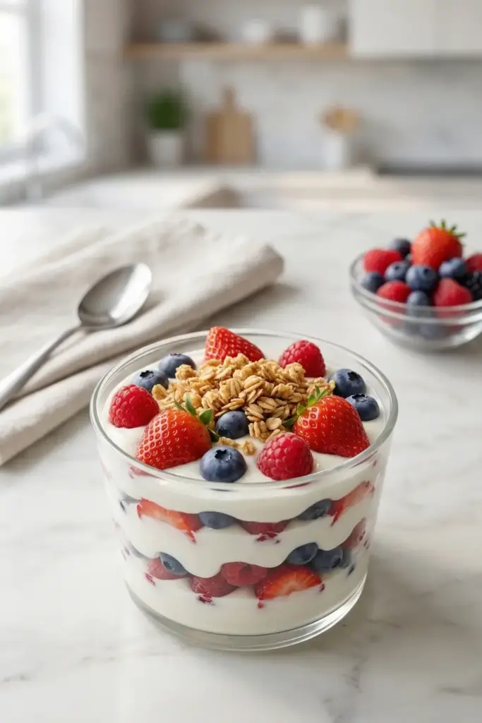 Fresh Berry Parfait Bowls