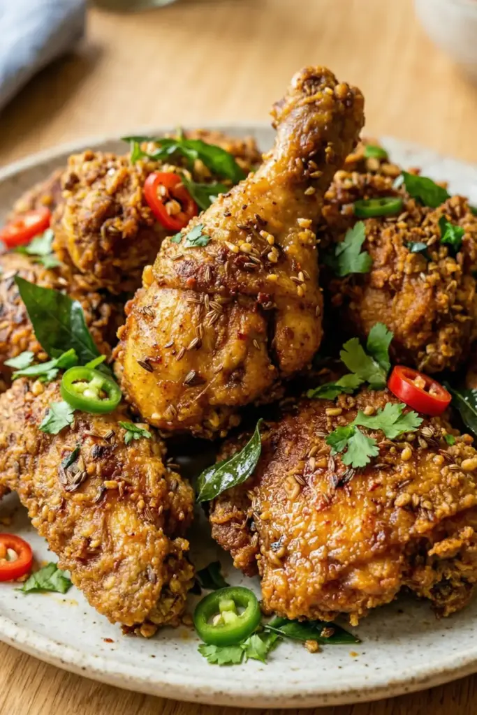 Garam Masala Chicken Fry