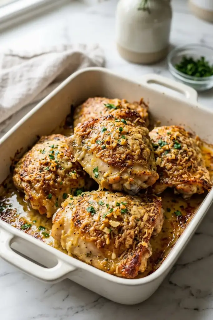 Garlic Parmesan Oven-Baked Goodness
