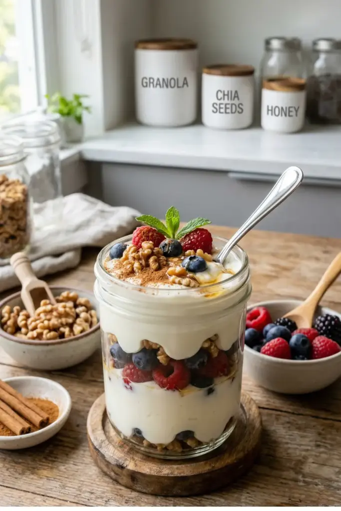 Greek Yogurt Parfait Stations