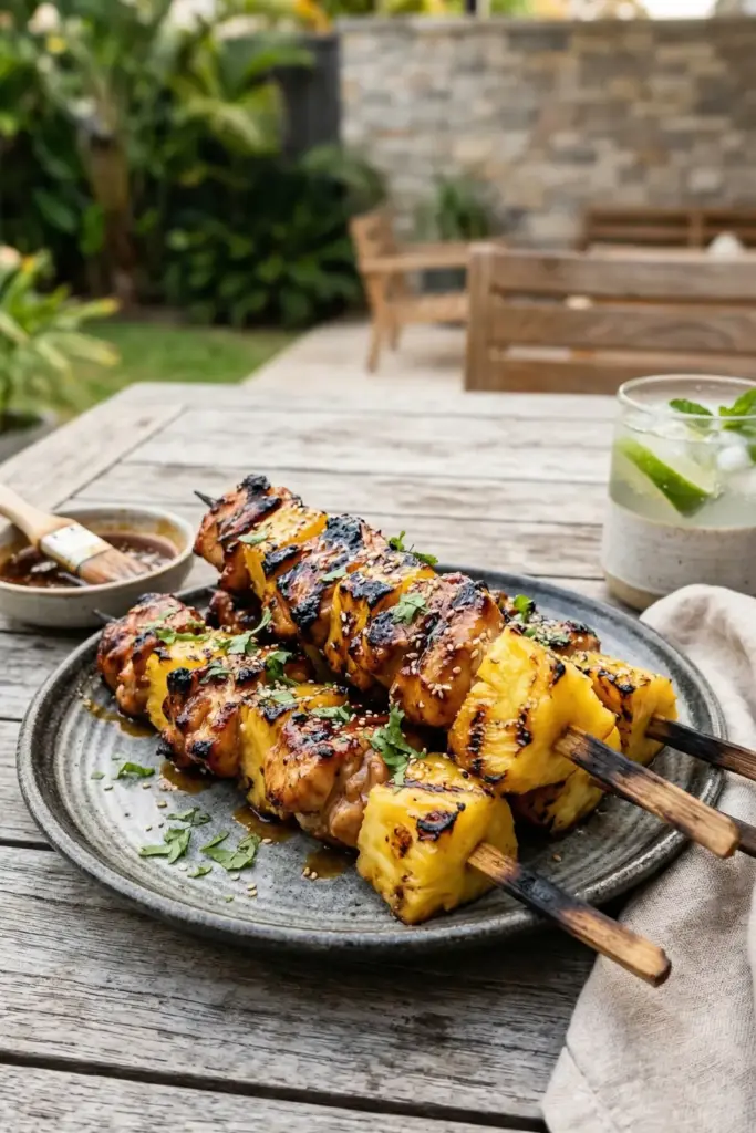 Grilled Honey Garlic Kebabs