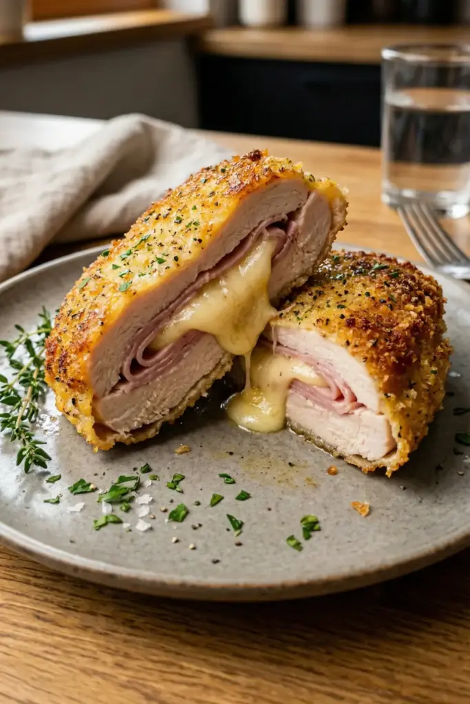 Ham and Gruyère Cordon Bleu Style