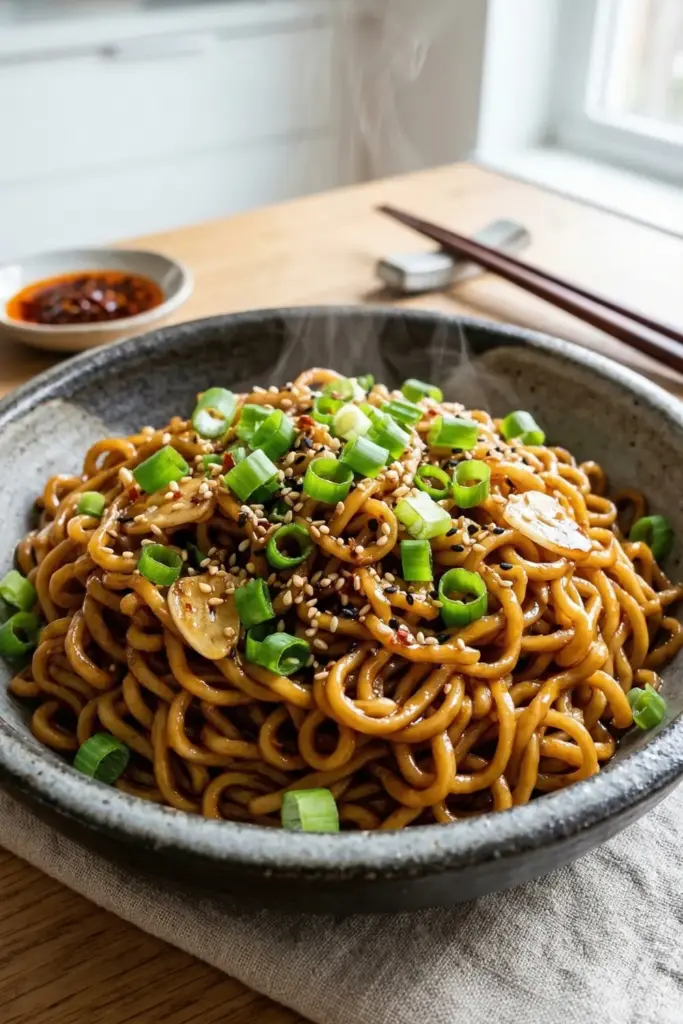 Honey Garlic Noodle Bowls