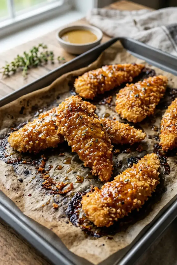 Honey Mustard Glazed Fingers