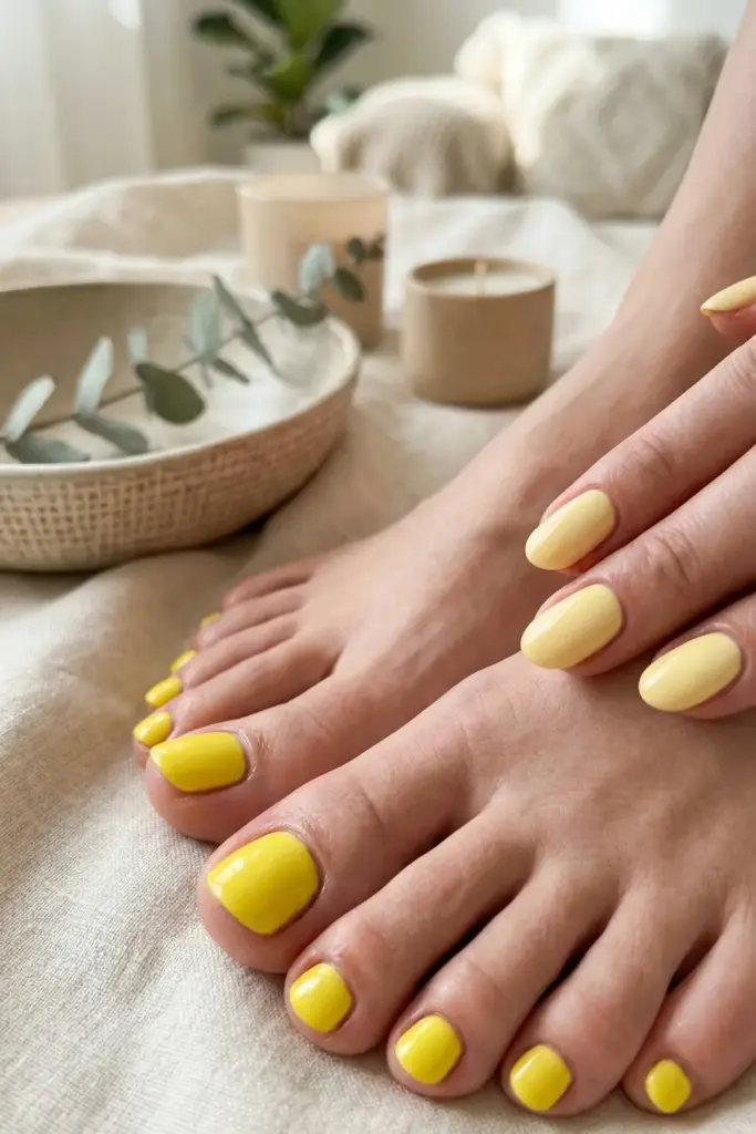 Lemon Yellow and Buttercream