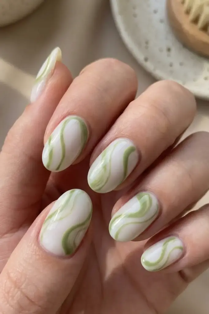 Matcha Green Swirls