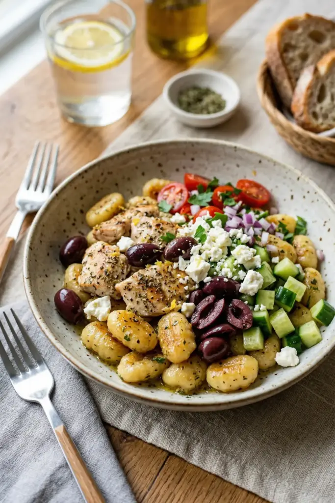 Mediterranean Chicken Gnocchi