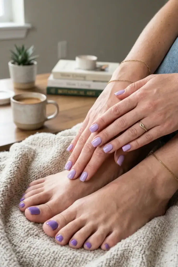 Pastel Lilac and Soft Lavender