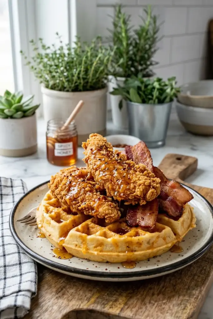 Plan a Savory Waffle Station