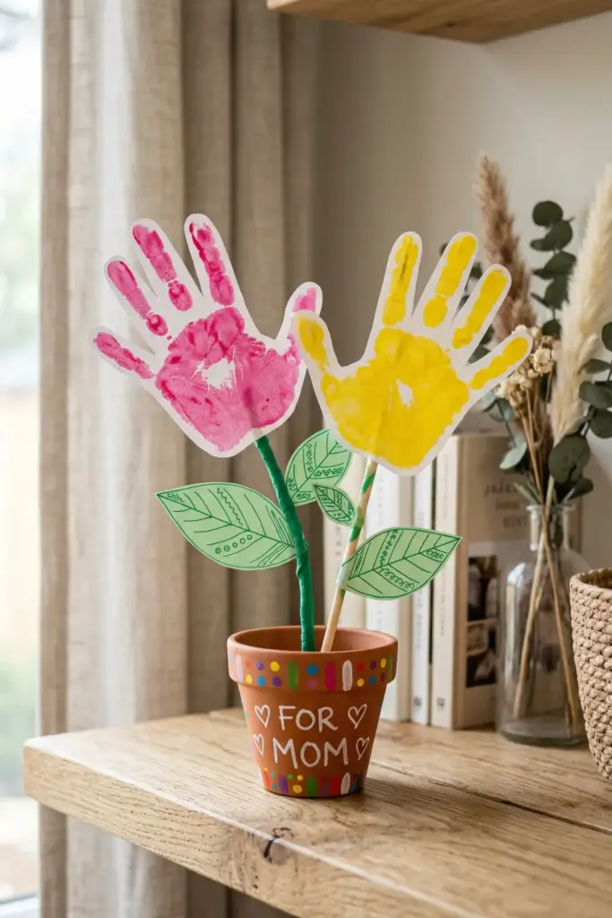 Potted Flower Handprints