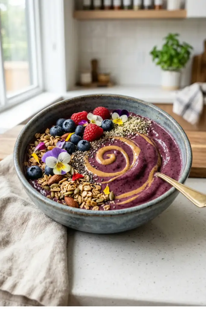 Protein-Packed Berry Smoothie Bowls