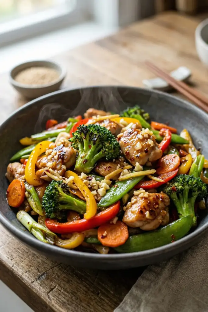 Rapid Garlic Ginger Stir-Fry