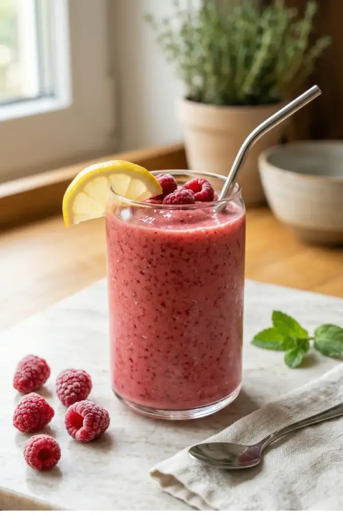 Raspberry Zinger with Lemon