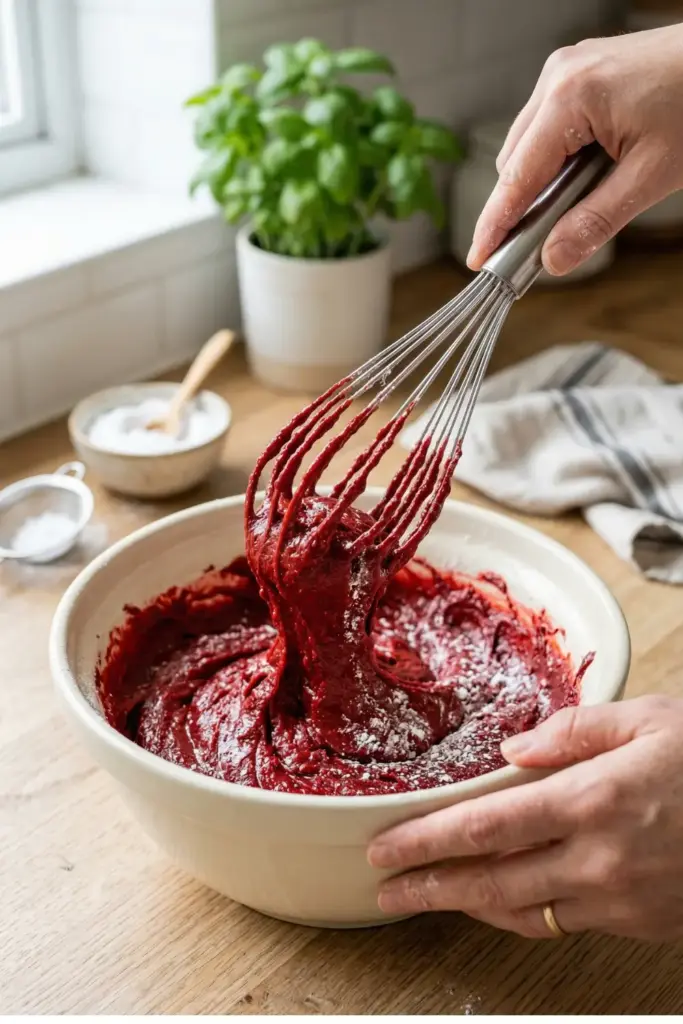 Red Velvet Crinkle Cookies
