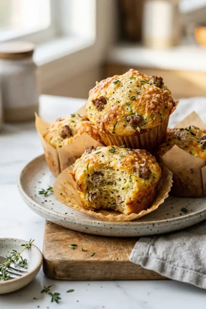 Savory Breakfast Muffins