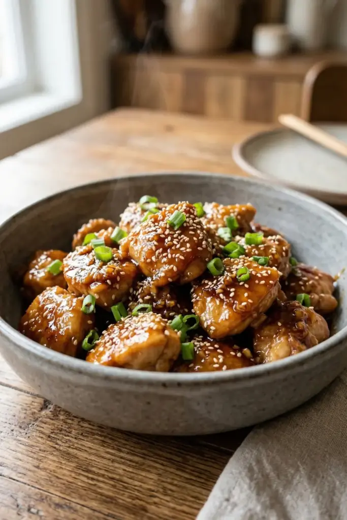 Sesame Honey Garlic Fusion