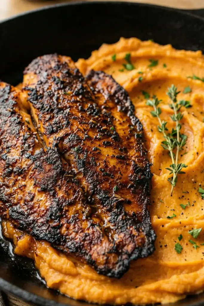 Spicy Cajun Tilapia Skillet