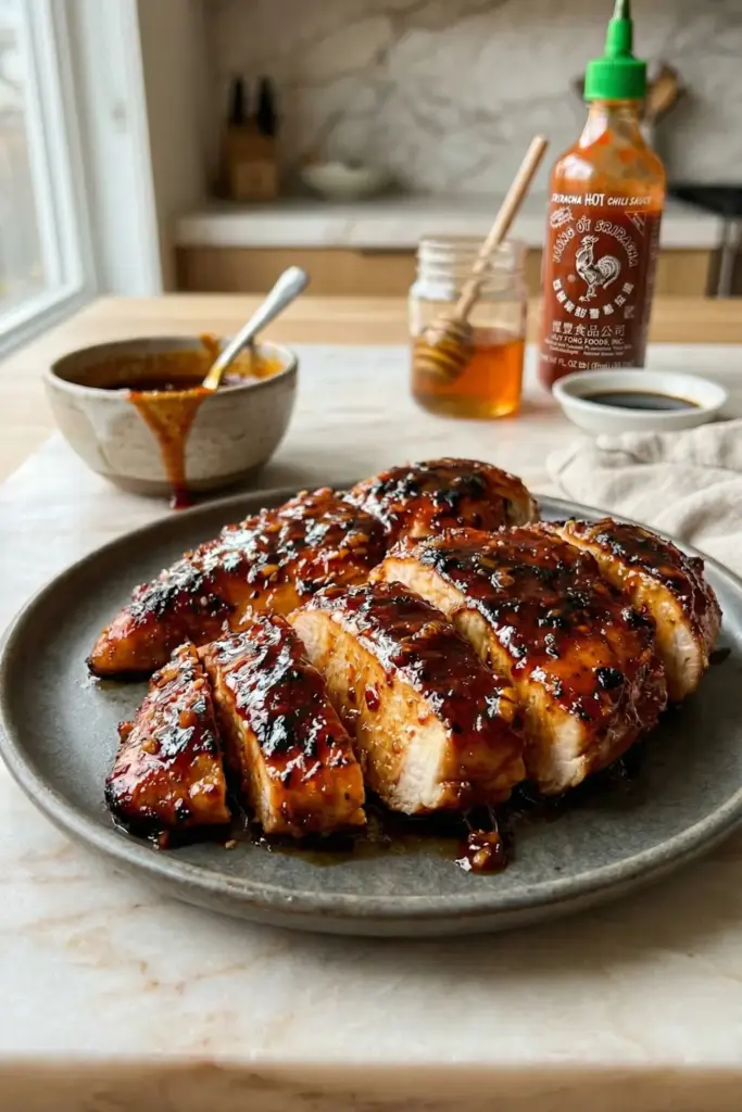 Spicy Sriracha Honey Glaze