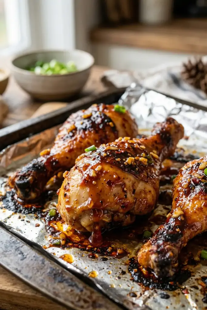 Sticky Sweet Chili Garlic Drumsticks