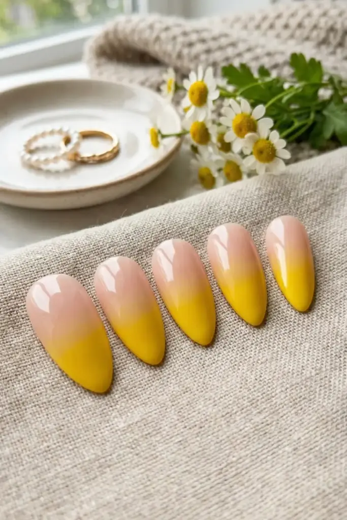 Sunshine Yellow Ombre