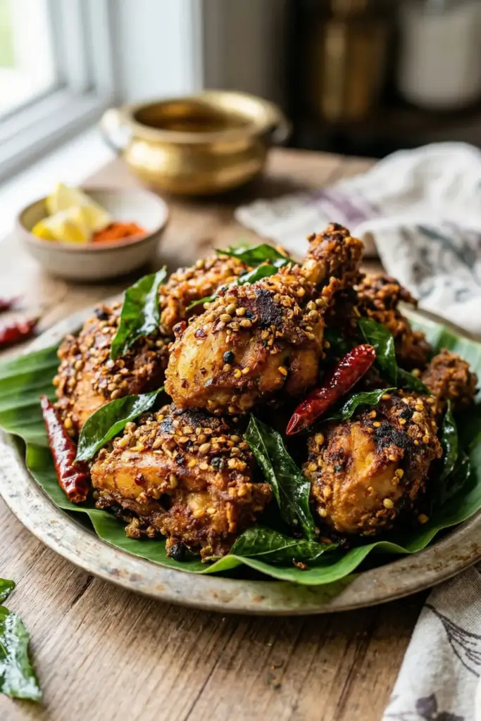Thattukada Chicken Fry (Street Style)