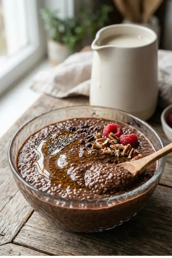 The Chia Chocolate Pudding Smoothie