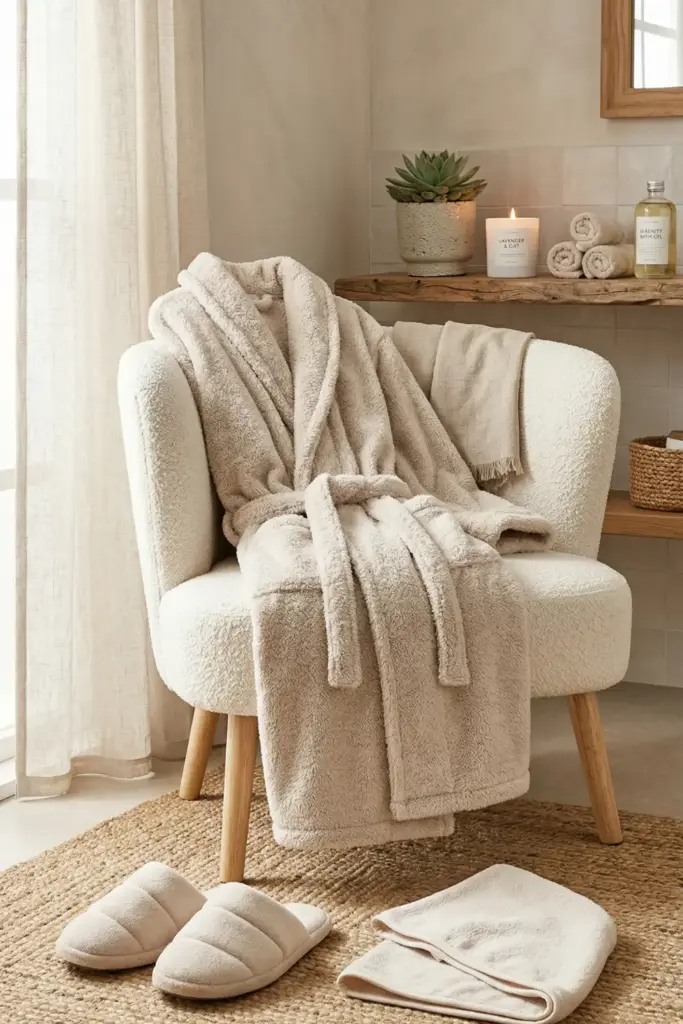 The Complete Spa Day Robe and Slipper Set