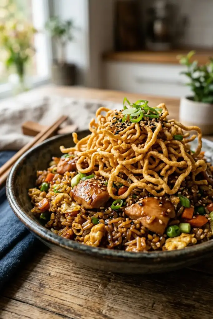 The Crunchy Noodle Topper