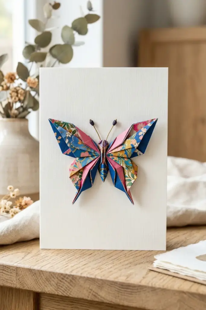 The Elegant Origami Fold Card