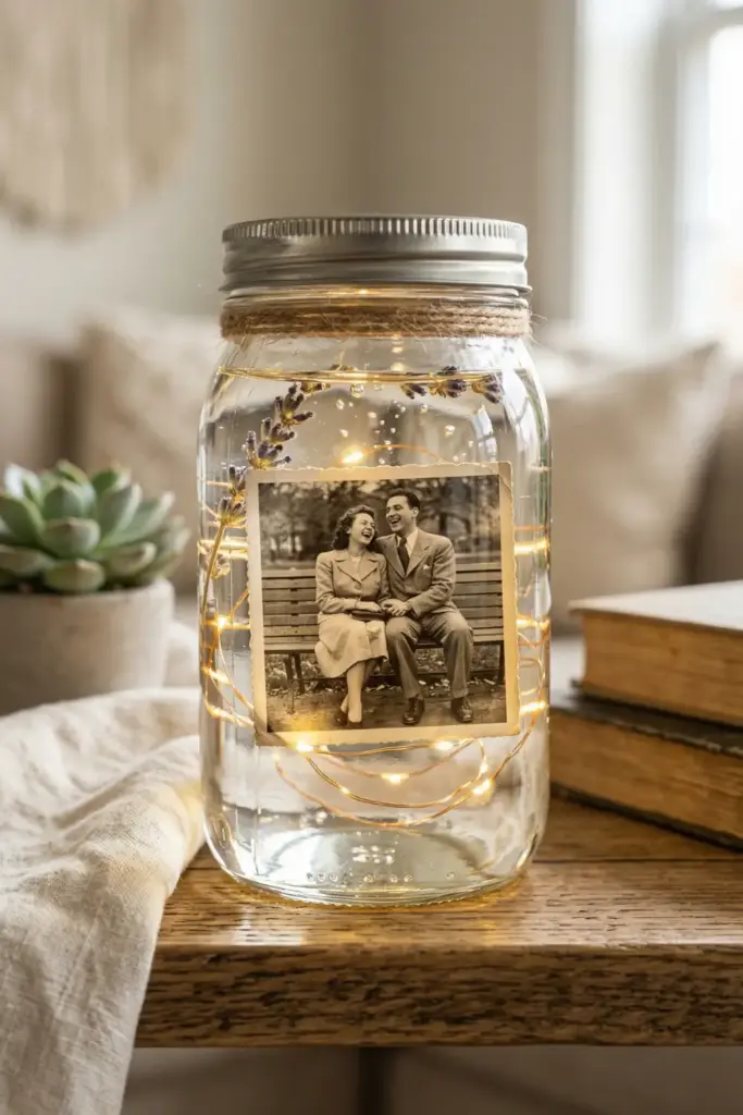 The Floating Photo Memory Jar