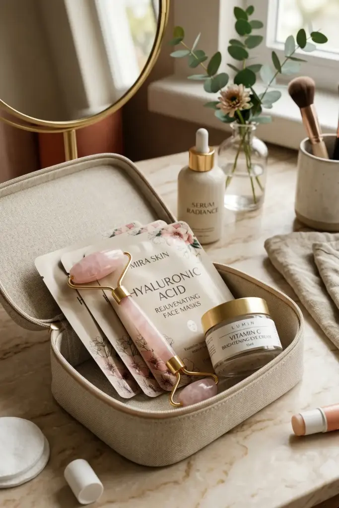 The "Glow Up" Skincare Suitcase