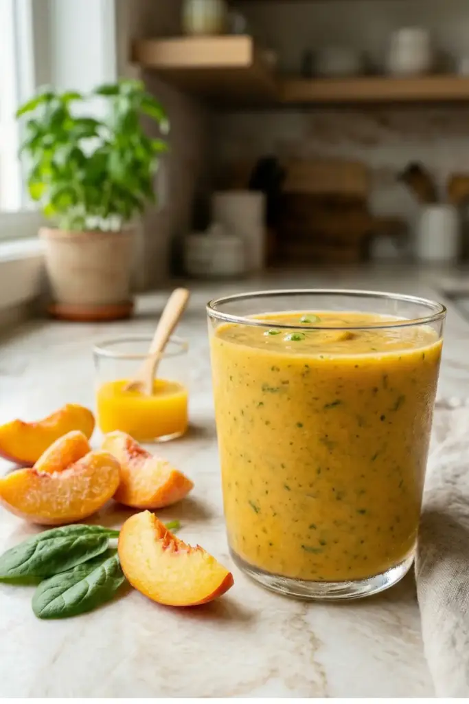 The "Green Machine" Peach Blend